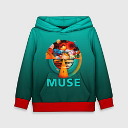 Толстовка-худи детская The Resistance - Muse, цвет: 3D-красный