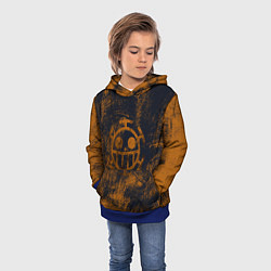 Толстовка-худи детская Пираты сердца из Ван Пис, цвет: 3D-синий — фото 2