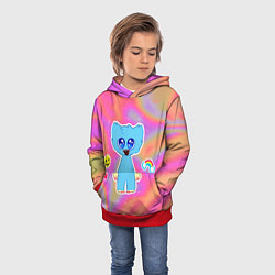Толстовка-худи детская POPPY PLAYTIME - МАЛЫШ ХАГГИ ВАГГИ, цвет: 3D-красный — фото 2
