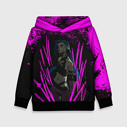 Толстовка-худи детская Pink Jinx, цвет: 3D-черный