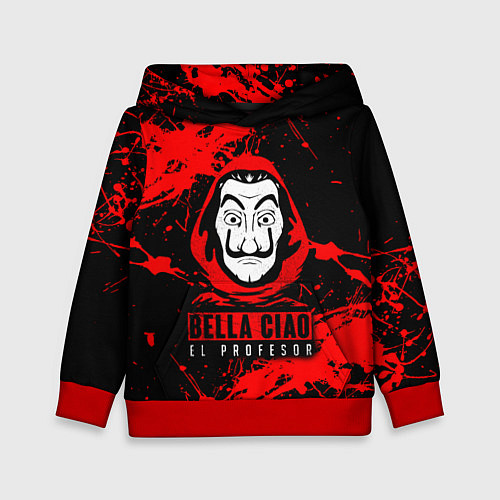 Детская толстовка БУМАЖНЫЙ ДОМ LA CASA DE PAPEL BELLA CIAO / 3D-Красный – фото 1