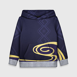 Толстовка-худи детская КОСТЮМ КАМИСАТО АЯКИ, цвет: 3D-меланж