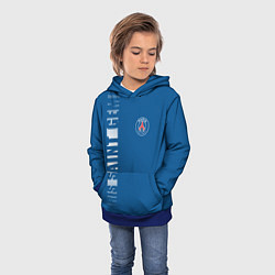 Толстовка-худи детская PSG PARIS SAINT GERMAIN WHITE LINE SPORT, цвет: 3D-синий — фото 2