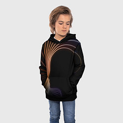Толстовка-худи детская Геометрия Души, цвет: 3D-черный — фото 2