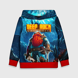 Толстовка-худи детская Deep Rock Galactic Scout, цвет: 3D-красный