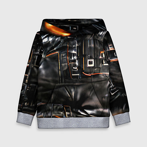 Детская толстовка Стиль терминатора / 3D-Меланж – фото 1