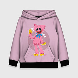 Толстовка-худи детская KISSY MISSY POPPY PLAYTIME ПОППИ ПЛЕЙТАЙМ КИССИ МИ, цвет: 3D-черный
