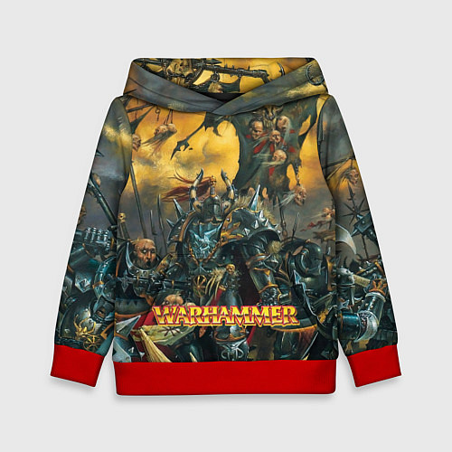 Детская толстовка Warhammer old battle / 3D-Красный – фото 1