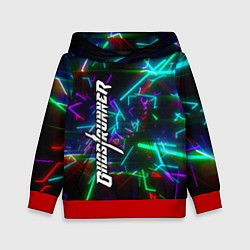 Толстовка-худи детская Ghostrunner Logo, цвет: 3D-красный