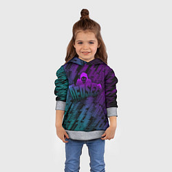 Толстовка-худи детская WATCH DOGS DED SEC NEON, цвет: 3D-меланж — фото 2
