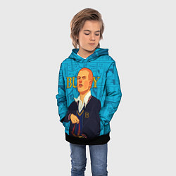 Толстовка-худи детская Bully, Джимми Хопкинс, цвет: 3D-черный — фото 2
