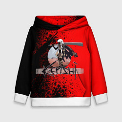 Толстовка-худи детская KENSHI КЕНШИ, цвет: 3D-белый