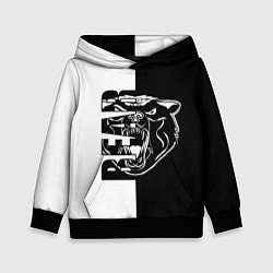Толстовка-худи детская BEAR Медведь, цвет: 3D-черный