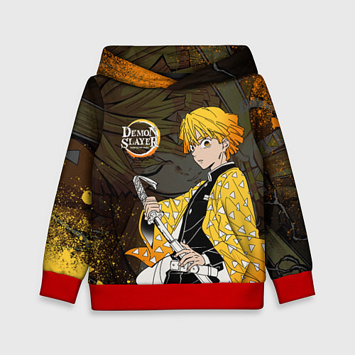 Детская толстовка ТОМИОКА SLAYER КЛИНОК / 3D-Красный – фото 1