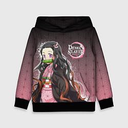 Толстовка-худи детская НЕЗУКО NEZUKO SLAYER, цвет: 3D-черный