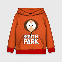 Толстовка-худи детская Южный парк Кенни South Park, цвет: 3D-красный