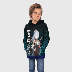 Толстовка-худи детская ШЭНЬ ХЭ АДЕПТ SHENHE, цвет: 3D-синий — фото 2