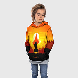 Толстовка-худи детская Darkness - KonoSuba, цвет: 3D-меланж — фото 2