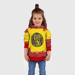 Толстовка-худи детская Cobra Kai Big Logo, цвет: 3D-красный — фото 2