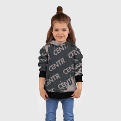 Толстовка-худи детская CENTR Брызги, цвет: 3D-черный — фото 2