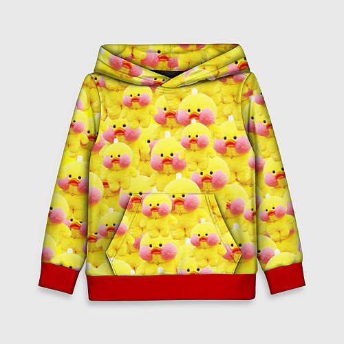 Детская толстовка УТОЧКА ЛАЛАФАНФАН - УТЯ / 3D-Красный – фото 1