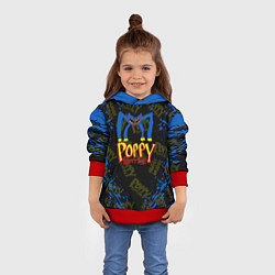 Толстовка-худи детская Poppy Playtime монстр хагги вагги, цвет: 3D-красный — фото 2