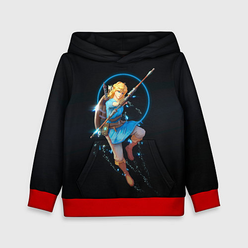 Детская толстовка Линк на охоте / 3D-Красный – фото 1