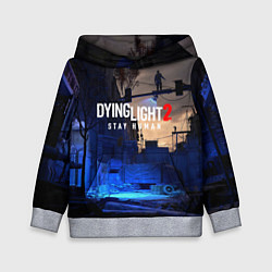 Толстовка-худи детская Dyng Light 2: Stay Human - Приближается ночь, цвет: 3D-меланж