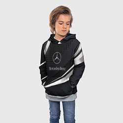 Толстовка-худи детская Mercedes-Benz Sport, цвет: 3D-меланж — фото 2