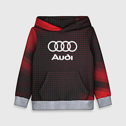 Толстовка-худи детская Audi logo, цвет: 3D-меланж