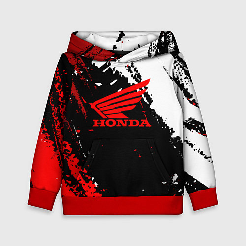 Детская толстовка Honda Logo Auto / 3D-Красный – фото 1