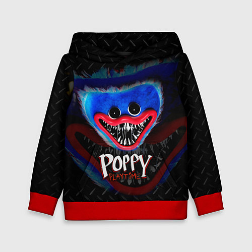 Детская толстовка Хагги Вагги Паппи Плейтайм Poppy Playtime / 3D-Красный – фото 1