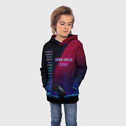 Толстовка-худи детская SEGA MEGA DRIVE, цвет: 3D-черный — фото 2