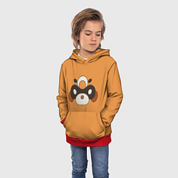 Толстовка-худи детская Genshin Impact - Гоба, цвет: 3D-красный — фото 2
