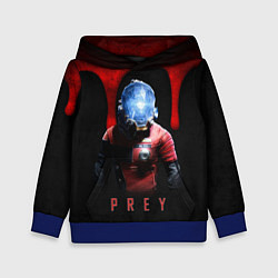 Толстовка-худи детская Prey dark blood, цвет: 3D-синий