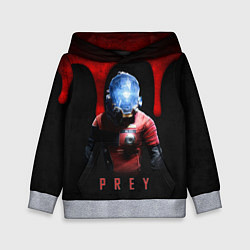 Толстовка-худи детская Prey dark blood, цвет: 3D-меланж