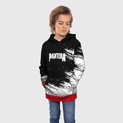 Толстовка-худи детская Pantera Logo, цвет: 3D-красный — фото 2