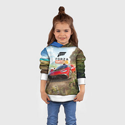 Толстовка-худи детская Forza Horizon 5 AMG, цвет: 3D-белый — фото 2