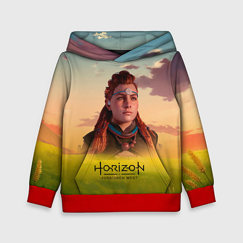 Детская толстовка Horizon Forbidden West Aloy / 3D-Красный – фото 1