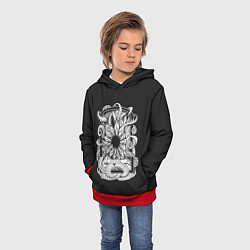Толстовка-худи детская Азатот, цвет: 3D-красный — фото 2
