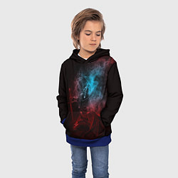 Толстовка-худи детская Погасший рыцарь Elden Ring, цвет: 3D-синий — фото 2