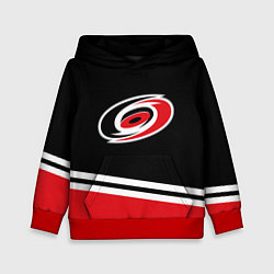 Толстовка-худи детская Carolina Hurricanes , Каролина Харрикейнз, цвет: 3D-красный