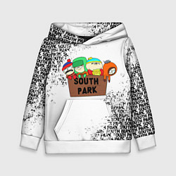 Толстовка-худи детская Южный парк - персонажи South Park, цвет: 3D-белый