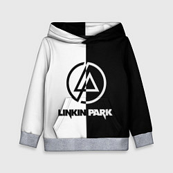 Толстовка-худи детская Linkin Park ЧБ, цвет: 3D-меланж