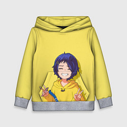 Толстовка-худи детская ПРИОРИТЕТ ЧУДО-ЯЙЦА ОТО АЙ, цвет: 3D-меланж