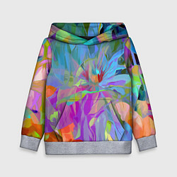 Толстовка-худи детская Abstract color pattern Summer 2022, цвет: 3D-меланж