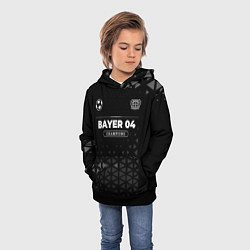 Толстовка-худи детская Bayer 04 Форма Champions, цвет: 3D-черный — фото 2