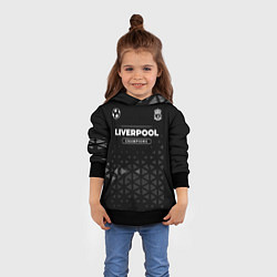 Толстовка-худи детская Liverpool Форма Champions, цвет: 3D-черный — фото 2