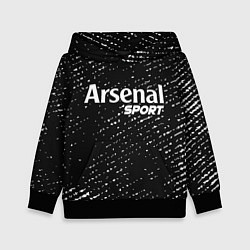 Толстовка-худи детская ARSENAL Sport Потертости, цвет: 3D-черный