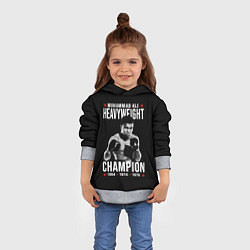 Толстовка-худи детская MUHAMMAD ALI МУХАММЕД АЛИ, цвет: 3D-меланж — фото 2